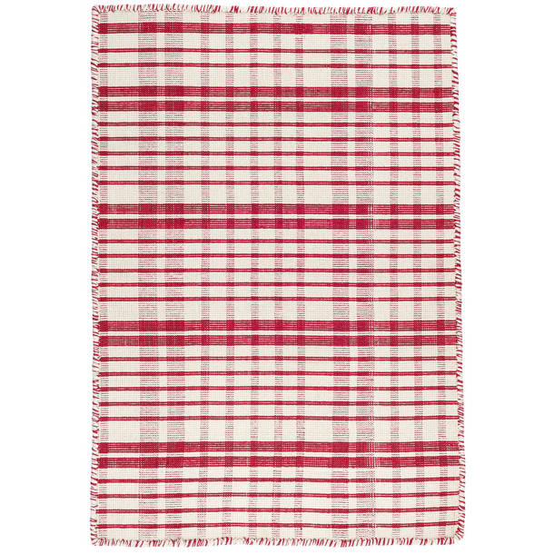 Dash and Albert Rugs Mark D. Sikes Harwich Geometric Handmade Braided Cotton Tan / Ivory Area